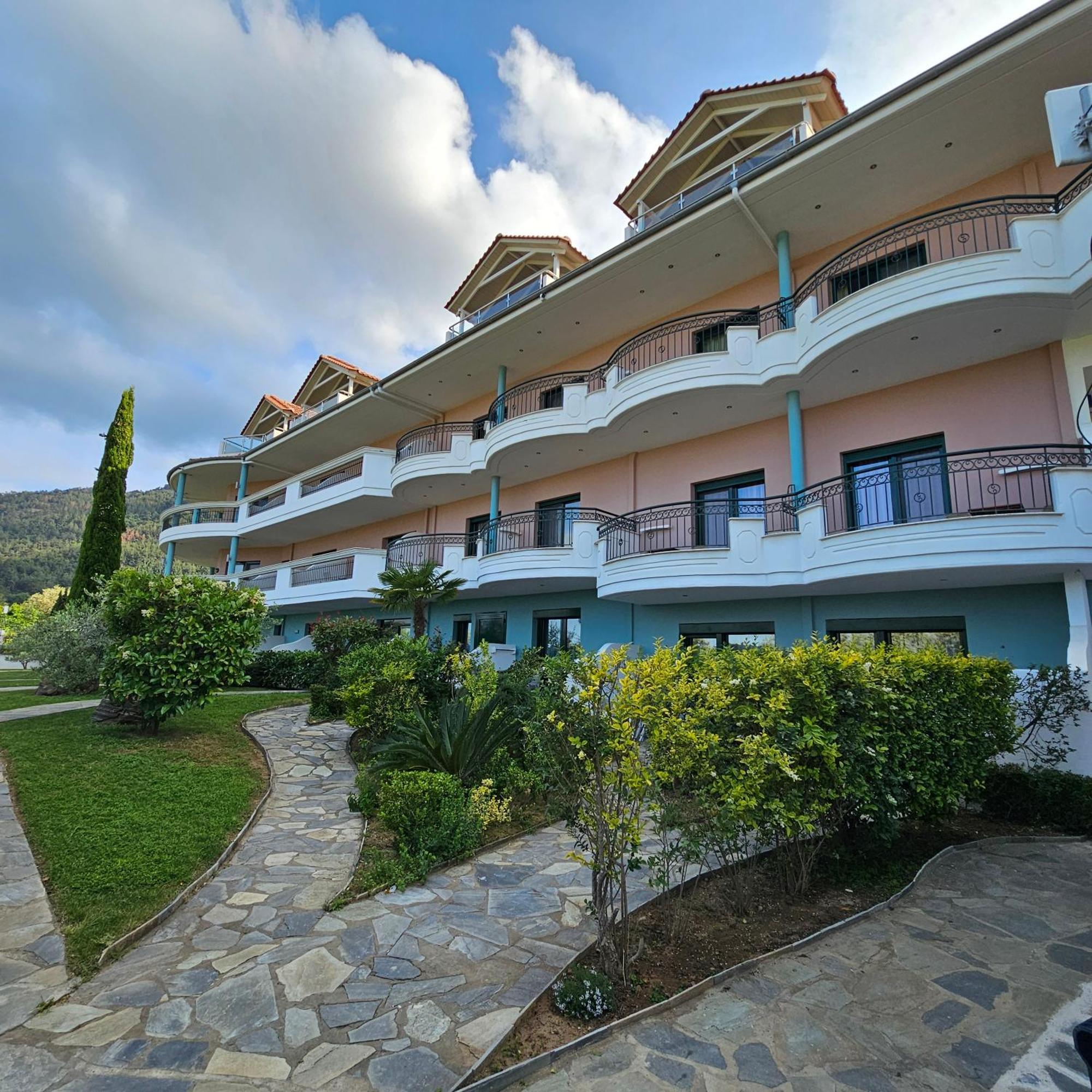 Ocean Beach Hotel Skala Potamia  Exteriör bild