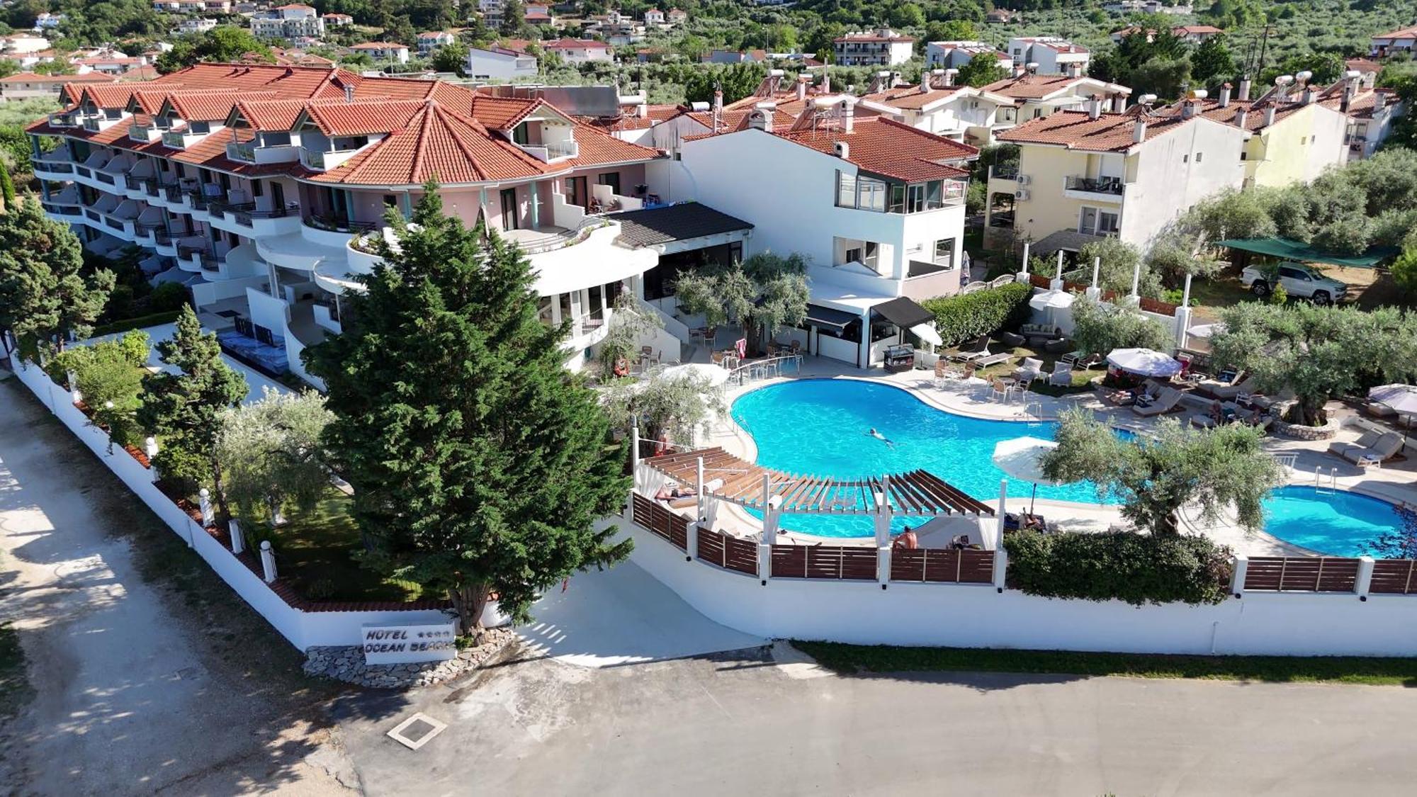 Ocean Beach Hotel Skala Potamia  Exteriör bild
